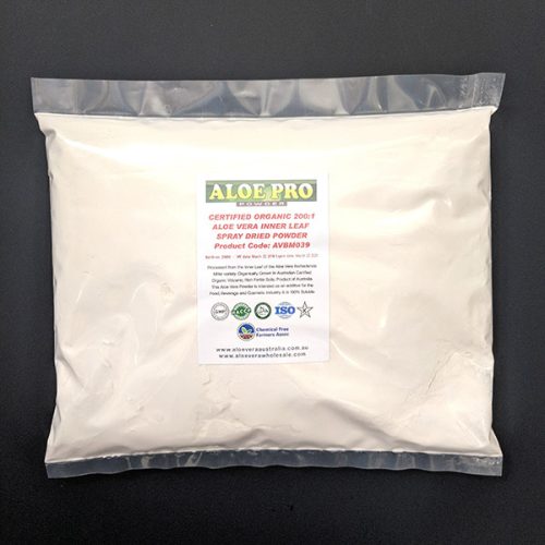 12 x 1KG Organic Aloe Vera Powder 200:1