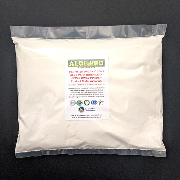 12 x 1KG Organic Aloe Vera Powder 200:1