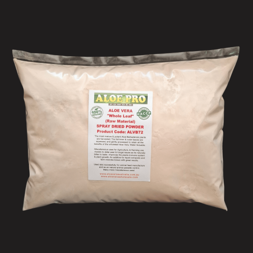 wholeleaf aloe vera spray dried powder