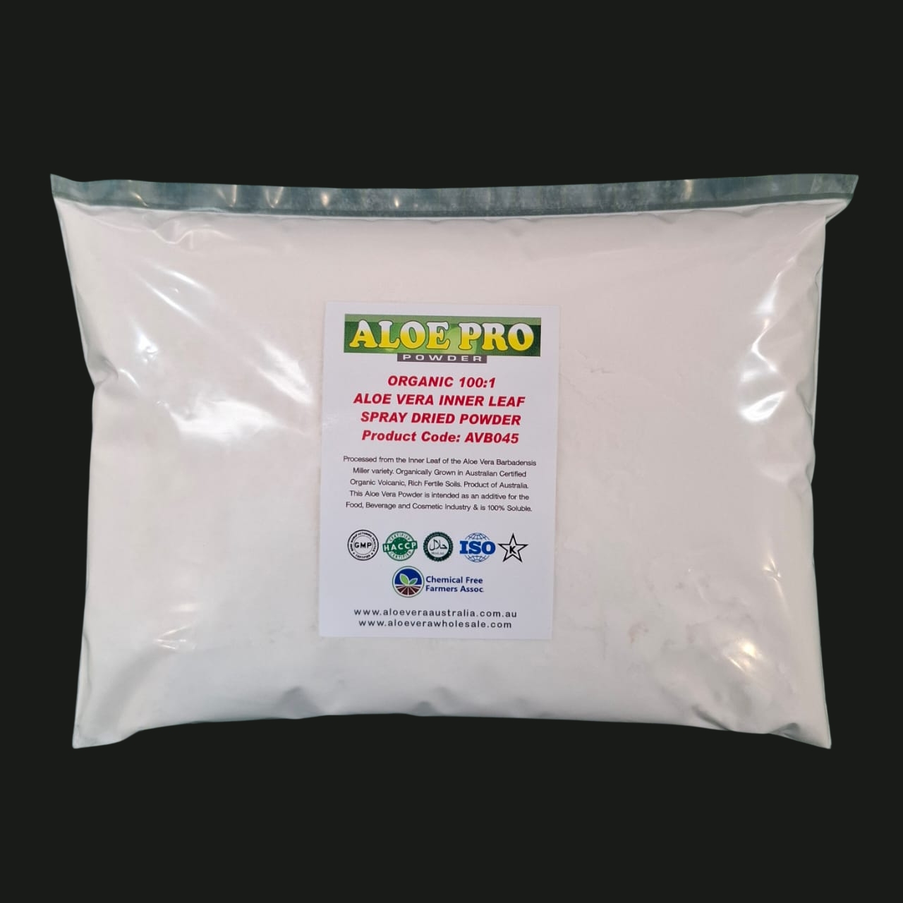 Organic Aloe Vera Powder 100X / 100:1