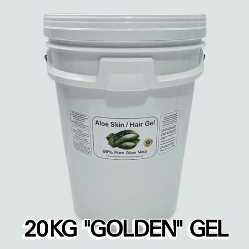 20KG Bulk Aloe Vera Skin / Hair Gel 99% PURE (GOLDEN) Best Seller