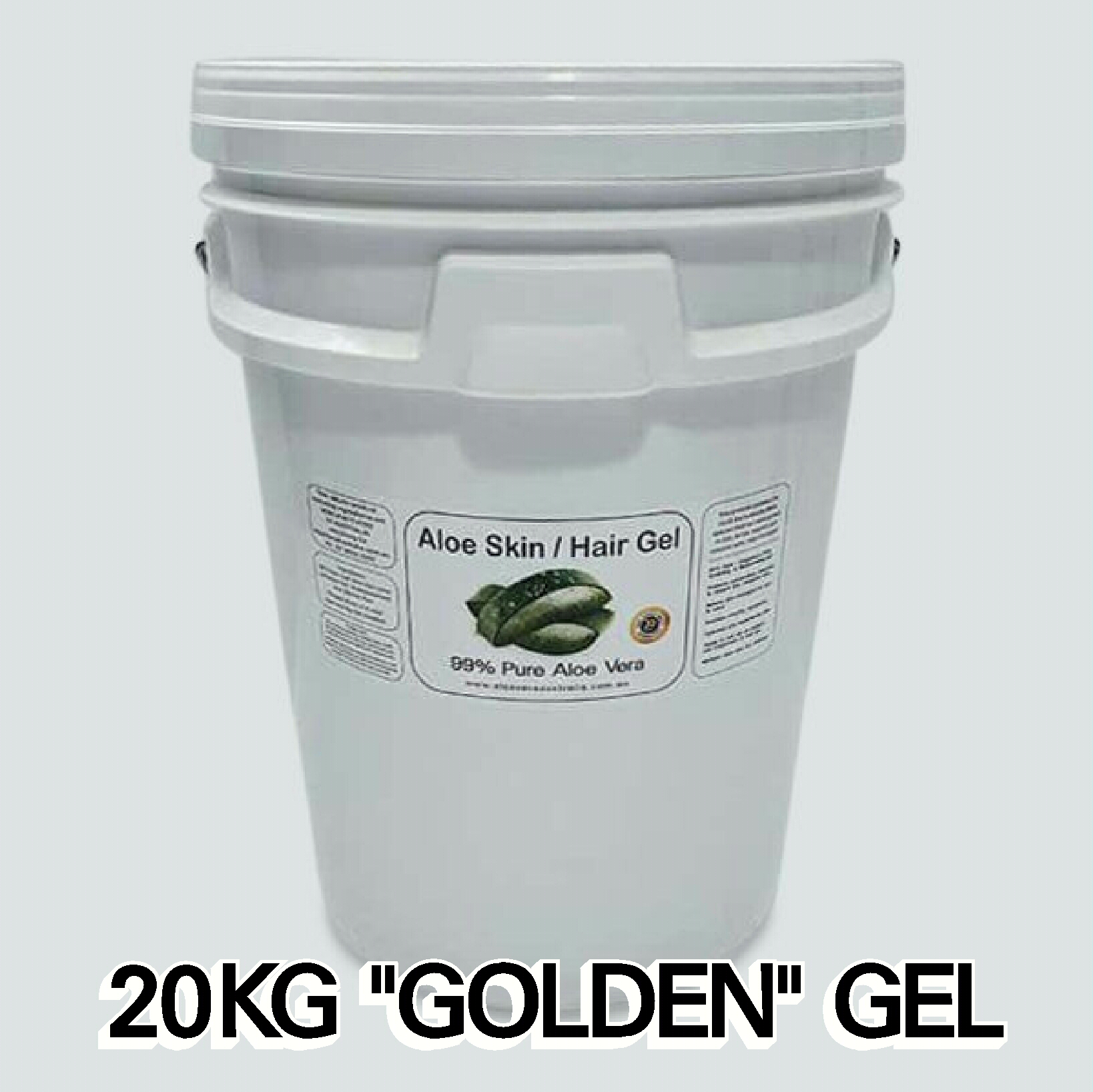 20KG Bulk Aloe Vera Skin / Hair Gel 99% PURE (GOLDEN) Best Seller
